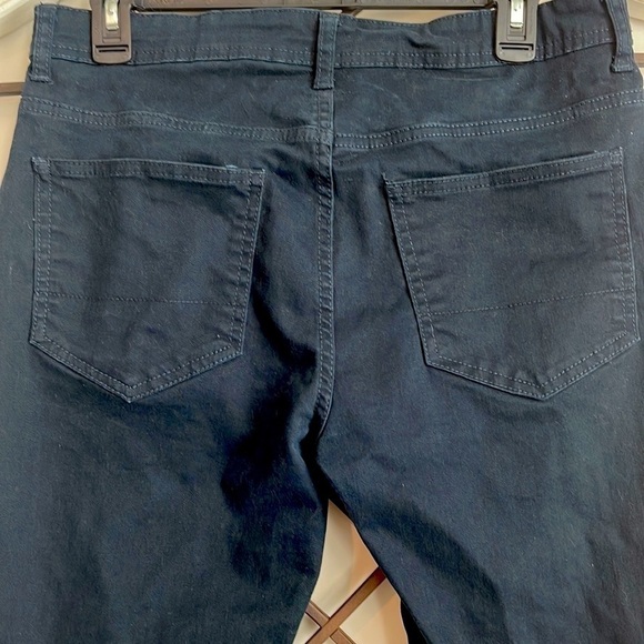 DENIM CO SLIM STRAIGHT LEG BLACK JEANS SIZE 32 X 34L - Picture 7 of 7